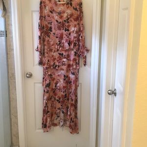 Floral layered dress